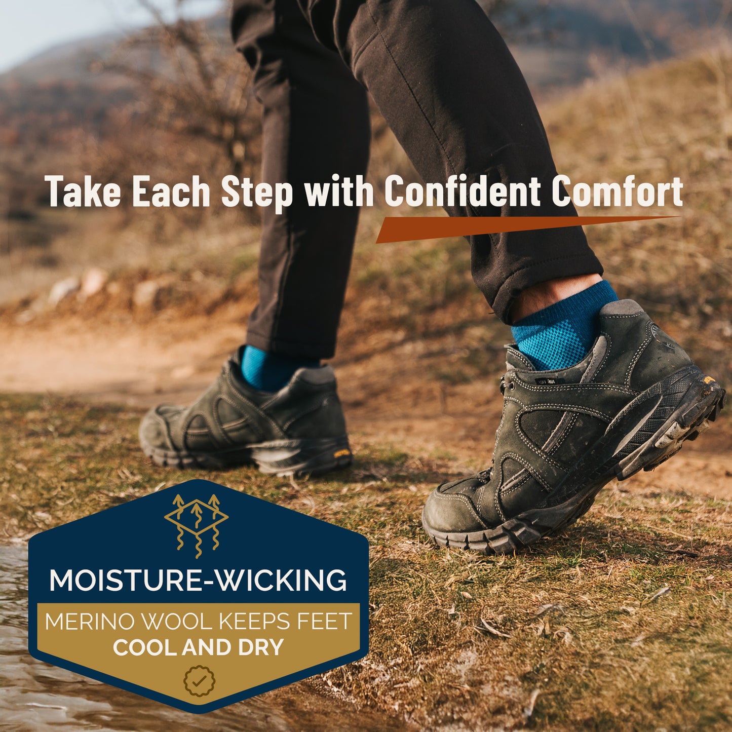 Midweight Merino – Indigo (2-Pack)