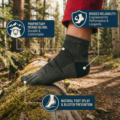 Midweight Merino – Charcoal (2-Pack)