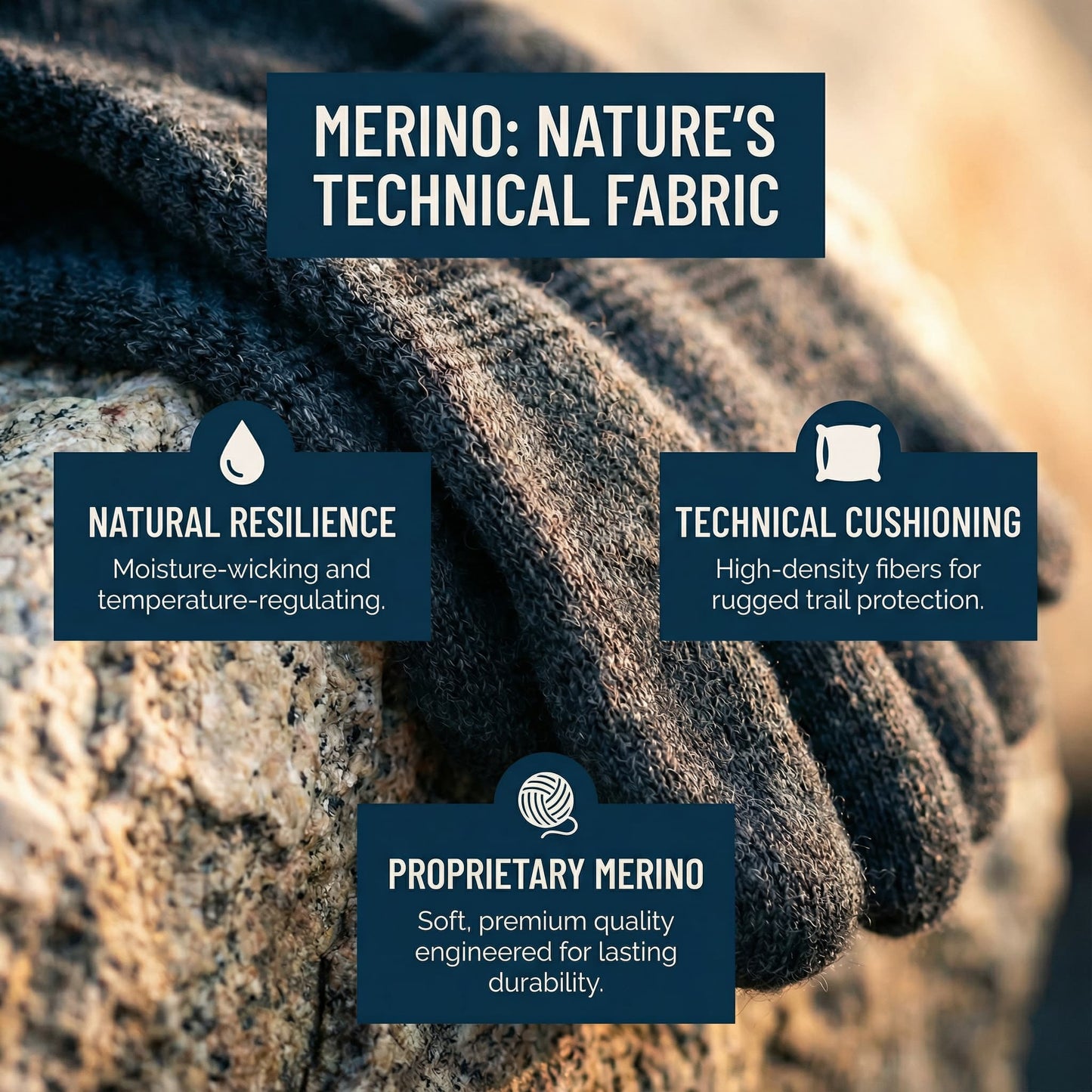 Midweight Merino – Charcoal (2-Pack)