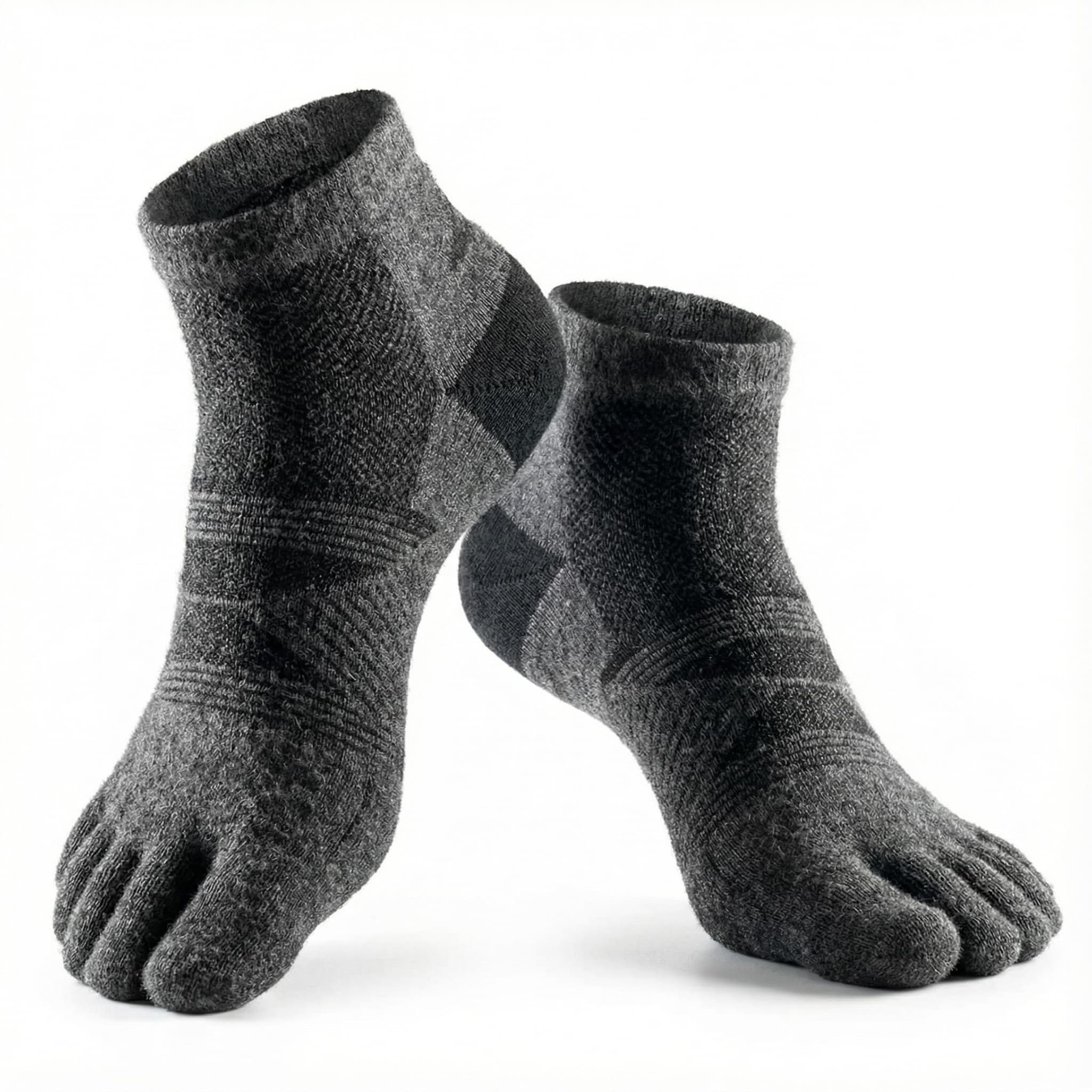Midweight Merino – Charcoal (2-Pack) – Colorado Sock Co.